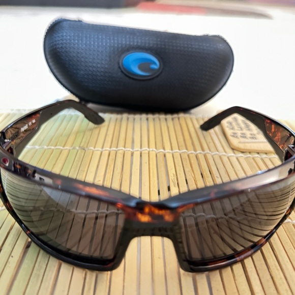 Costa Del Mar PERMIT Polarized Sunglasses|Tortoise/Carbon HI Definition NWT - Picture 6 of 16